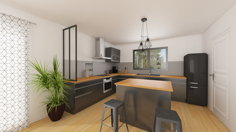 Visuel cuisine maison sur mesure Visuel cuisine
